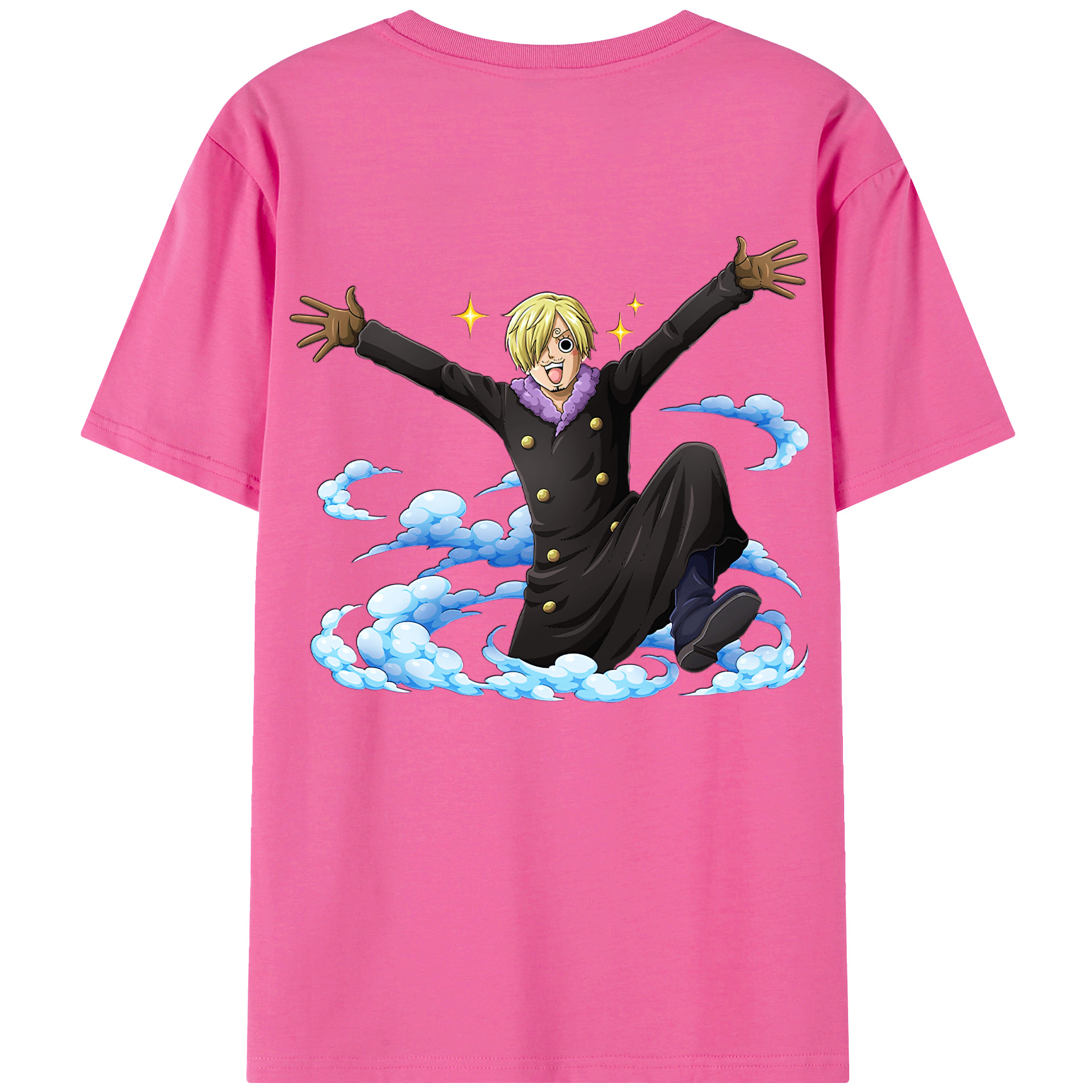 （画像用） ワンピース サンジ ONE PIECE Sanji レディース半袖Tシャツ(バックプリント)